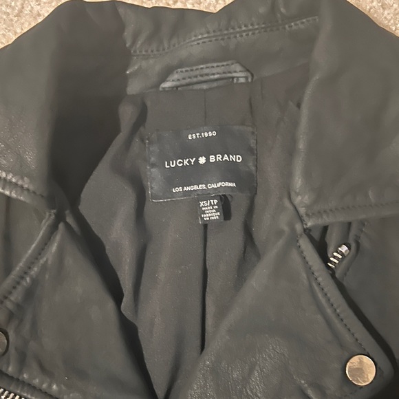 Lucky Brand Nubuck Moto Jacket - Picture 9 of 12